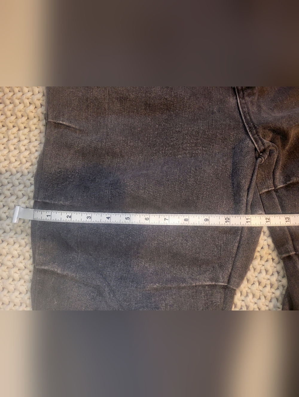 NWT PrettyLittleThing Washed Grey Denim Jeans - Picture 8 of 8